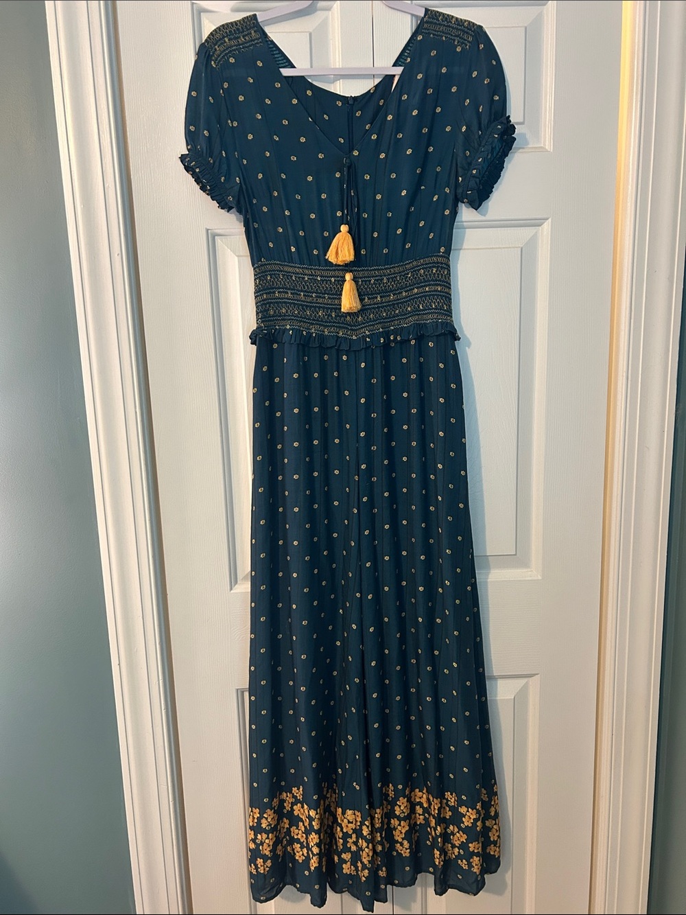 Anthropologie Farm Rio Maxi Jumpsuit in like new condition